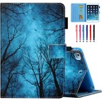 Kalanka - coque pour ipad 10. 2 pouces - etui en cuir synthtique avec intelligent sommeil / rveil porte ...