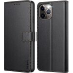 Kalanka - coque pour iphone 11 pro, [housse en cuir pu premium] [etui � rabat] [pochette de portefeuille], ...
