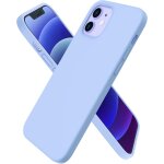 Kalanka - coque compatible avec iphone 12 mini case 5, 4  en silicone, case fine en caoutchouc liquid ...