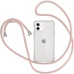 Kalanka - coque pour iphone 12 / iphone 12 pro collier, etui avec cordon - tour de cou lani�re en corde ...