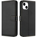 Kalanka - coque pour iphone 13 / iphone 14 coque etui avec porte carte � rabat clapet portefeuille en ...