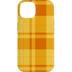 Kalanka - coque pour iphone 14 jaune orange halloween plaid automne automne citrouilles