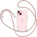 Kalanka - coque pour iphone 15 avec cordon, etui avec collier - tour de cou lanière en corde - transparente ... Kalanka - coque pour iphone 15 avec cordon, etui avec collier - tour de cou lanière en corde - transparente ...