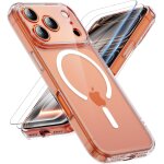 Kalanka - coque pour iphone 17 pro max avec 2 verre tremp, compatible avec mag - safe, antichoc etui ...