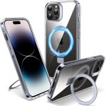 Kalanka - coque magntique pour iphone 14 pro max avec support invisible, [compatible avec magsafe] etui ...