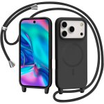 Kalanka - coque magn�tique pour iphone 17 pro 6, 3 pouces avec cordon, compatible avec magsafe collier ...