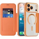 Kalanka - coque magn�tique pour iphone 17 pro max etui compatible avec magsafe rfid blocage dos transparente ...