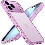 Kalanka - coque mat pour iphone 17 pro max, [protection antichoc militaire] arrire translucide etui ...