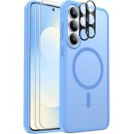 Kalanka - coque de protection magn�tique pour samsung galaxy s25 fe r�sistante aux chocs, 2 films de ...