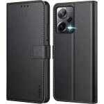 Kalanka - coque pour xiaomi poco x5 pro 5g / redmi note 12 pro 5g (pas pour pro + ), [housse en cuir ...