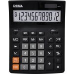 Kalanka - desq calculatrice de bureau affichage 12 chiffres xlarge double mmoire mu 30444 noir