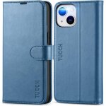 Kalanka - etui coque pour iphone 13 mini, antichoc tpu housse iphone 13 mini cuir pu portefeuille etui ...