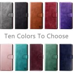 Kalanka - etui coque pour iphone 15 pro max 6. 7  [rfid blocage][magn�tique protection] fentes pour cartes ...