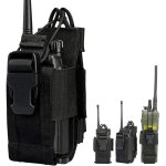Kalanka - etui de radio tactique molle pour gilet, �tui universel r�glable pour talkie - walkie, sac ...