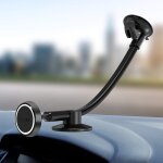 Kalanka - [extra long bras - 13 pouces] support tlphone voiture magntique universel a ventouse, rotatif ...