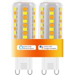 Kalanka - g9 ampoules led dimmable smart wifi, compatible avec alexa / google home, ac 220v variable ...