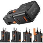 Kalanka - gan chargeur mural universel, chargeur de voyage tout - en - un avec pd 35 w et qc 18 w, adaptateur ...