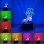 Kalanka - lampe astronaute 3d decorative, lampe de chevet chambre intelligente a 7 couleurs pour enfants, ...