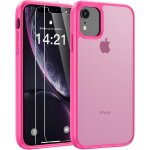 Kalanka - mat coque compatible avec iphone xr et 2 pi�ces protection verre tremp�, protection antichoc ...