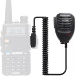 Kalanka - microphone haut - parleur pour talkie - walkie, compatible avec baofeng uv - 5r bf - 888s uv ...