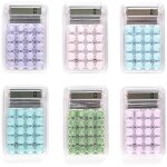 Kalanka - mini calculatrice d'énergie solaire et pile bouton double alimentation clavier en silicone ... Kalanka - mini calculatrice d'énergie solaire et pile bouton double alimentation clavier en silicone ...