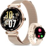 Kalanka - montre connecte femmeappel bluetooth, montre connecte etanche ip68 a ecran tactile amoled ...