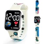 Kalanka - montre led digitale enfant, anime, cadeaux pour filles et garons 5 - 11 ans