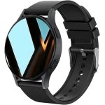 Kalanka - nouveaut montre connecte avec ecran tactile rond, bracelet silicone, design moderne (bracelet ...