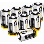 Kalanka - piles cr123a lithium 3v 1600mah, cr17345 123a cr123 batteries jetables