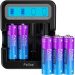 Kalanka - pile au lithium aa 1, 5v, haute capacité 3500mwh avec 1600 cycles, llot de 8 piles aa au lithium ... Kalanka - pile au lithium aa 1, 5v, haute capacité 3500mwh avec 1600 cycles, llot de 8 piles aa au lithium ...