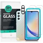 Kalanka - protecteur d'�cran pour samsung galaxy a34 5g(6. 6 ), avec 2 pi�ces en verre tremp�, 1 protection ...