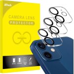 Kalanka - protection objectif cam�ra arri�re pour iphone 12 6, 1 pouces, film en verre tremp� 9h, ultra ...