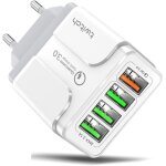 Kalanka - qc 3. 0 chargeur multi - usb 4 ports quick charger 3. 0 compatible avec tous les téléphones ... Kalanka - qc 3. 0 chargeur multi - usb 4 ports quick charger 3. 0 compatible avec tous les téléphones ...