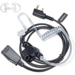 Kalanka - talkie - walkie oreillette avec micro, 2 pin avec ptt, compatible avec kenwood esnic retevis ...