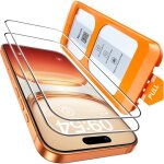 Kalanka - verre tremp� pour iphone 17 pro, iphone 16 pro, d�poussi�rage automatique, sans bulles, duret� ...