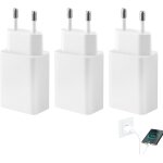 Kalcx - 3 pack 10w prise usb chargeur kindle, 5v 2a adaptateur usb prise chargeur rapide, bloc chargeurs ...