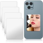 Kalcx - lot de 4 autocollants miroir pour tlphone portable, autocollants de miroir de maquillage a ...