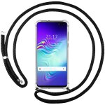 Kalcx - coque pendentif transparent pour samsung galaxy s10 5g - noir