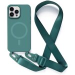 Kalcx - magntique coque avec collier compatible avec iphone 14 pro max, tour de cou lanire en corde ...