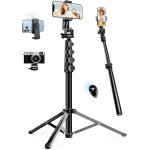 Kalcx - trpied smartphone, 177, 8 cm extensible trpied de tlphone avec tlcommandeet support pour ...