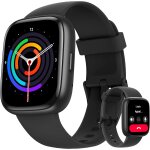 Kalinco montre connecte hommes femmes avec alexa, 1, 83  ecran smartwatch, appels bluetooth, etanche ...