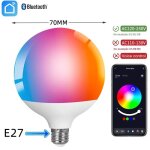 Kalsa - ampoule dragon ball intelligente bluetooth, lampes led 220v rgbcw smart life g70, couleur changeante, ... Kalsa - ampoule dragon ball intelligente bluetooth, lampes led 220v rgbcw smart life g70, couleur changeante, ...