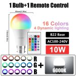 Kalsa - ampoule led rgb multicolore e27 b22, base 16 couleurs, 110v 220v, eclairage intelligent, variable, ... Kalsa - ampoule led rgb multicolore e27 b22, base 16 couleurs, 110v 220v, eclairage intelligent, variable, ...