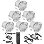 Kaltd - lampe au sol spot encastrable + wifi contrleur - lumire rgb dc12v 0. 5w etanche ip67 30mm - ...