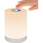 Kaltd - veilleuse led, lampe de table de chevet intelligente, commande tactile dimmable, rechargeable ...