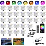 Kaltd - wifi lampe au sol spot encastrable - lumire rgbw etanche ip67 31mm - eclairage pour terrasse, ...