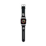 Karl lagerfeld 3d rubber karl & choupette heads nft - bracelet pour apple watch 38 / 40 / 41 mm (noir) ...