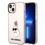 Karl lagerfeld coque choupette iphone 14 plus rose