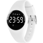 Khkui - montre digitale enfant avec chronomètre, eclairage, alarme, date, podomètres marche non connecté ... Khkui - montre digitale enfant avec chronomètre, eclairage, alarme, date, podomètres marche non connecté ...