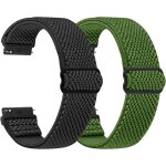 Khkui - tress bracelet montre en nylon pour 24mm 22mm 20mm 19mm 18mm bracelet homme et femme, boucle ...